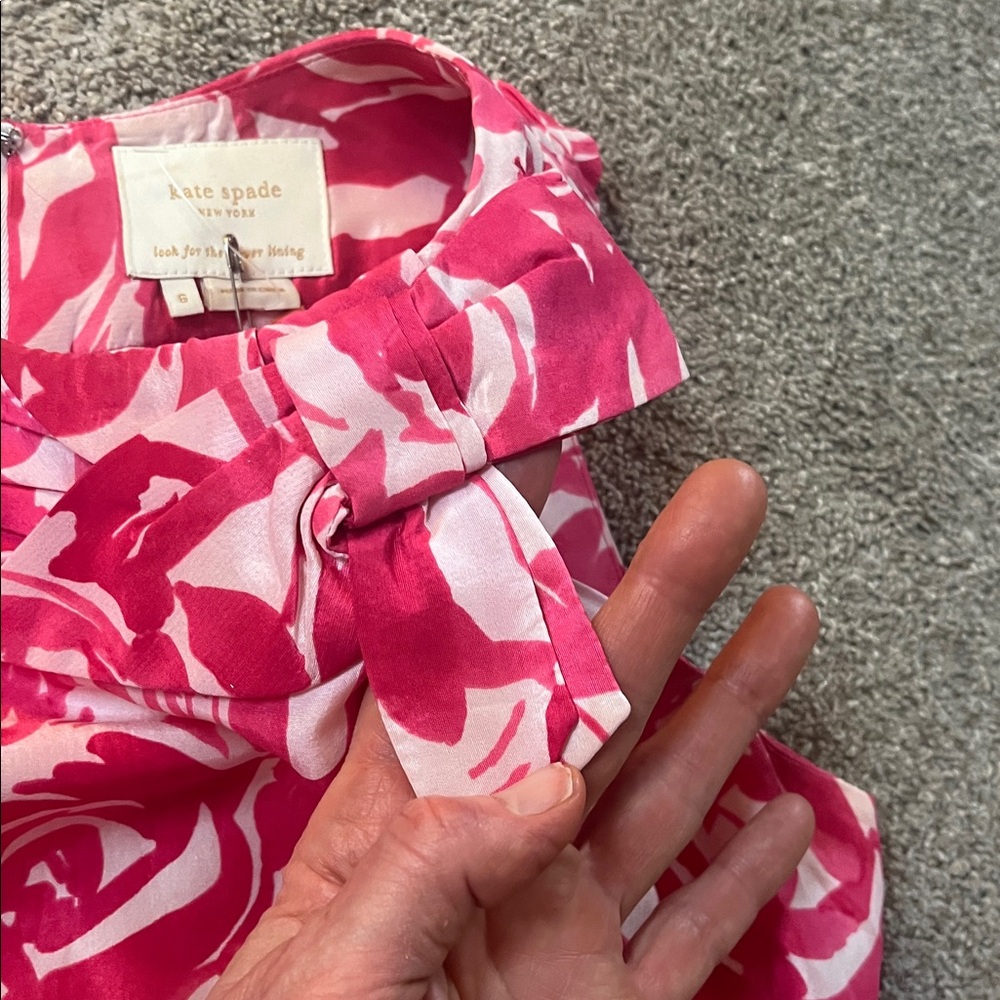 kate spade Pink and White Floral Sheath Dress - Picture 6 of 16